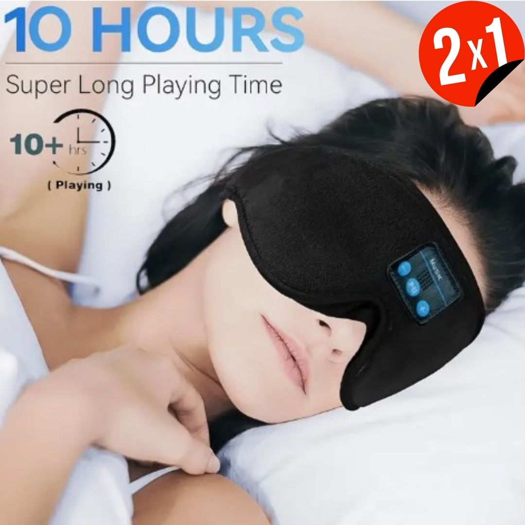 "Tu Ritual Perfecto para Dormir: Mascara con Bluetooth para cubrir los ojos + Humidificador 🌙💧 Relajacion Completa"