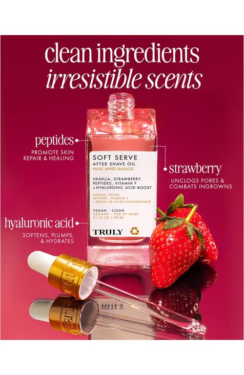 Aceite Truly Soft para despues de la Depilacion en las Zonas del Cuerpo