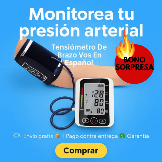 🩺 Tensiómetro con Voz | Controla la Salud de Tu Familia sin Salir de Casa