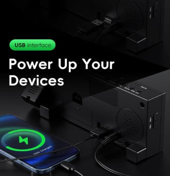 El reloj despertador que proyecta la hora con luz LED, radio, usb y hace mucho más por TI