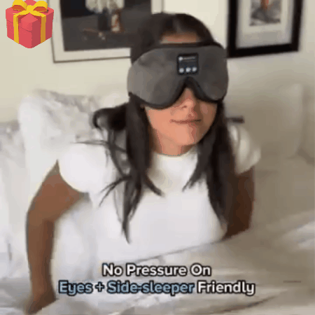 "Tu Ritual Perfecto para Dormir: Mascara con Bluetooth para cubrir los ojos + Humidificador 🌙💧 Relajacion Completa"