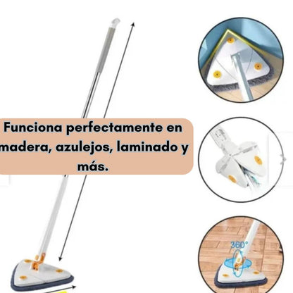 El Trapeador Escurridor Multifuncional con Rotación 360°